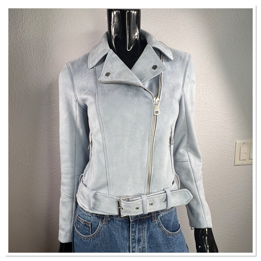 H&M Faux Suede Biker Jacket (as seen on Caelynn Miller–Keyes from The Bachelor)
